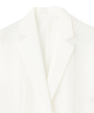 uncrave シアーオーガンジー テーラードジレ オフ