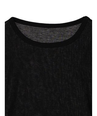 earth music&ecology チュールビジュープルオーバー Black