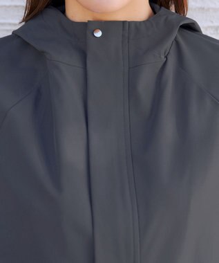 Tiaclasse ボリュームスリーブマウンテンフーディー チャコールグレー