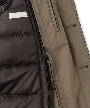 J.PRESS MEN ファンクショナルコート25年モデル【デタッチャブル】スタンドフォールシートコート / ダウンライナー ベージュ系