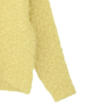 YECCA VECCA フェザーモールニット Yellow