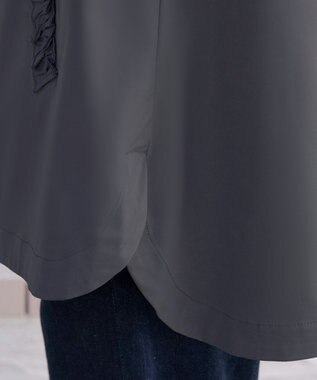 Tiaclasse ボリュームスリーブマウンテンフーディー チャコールグレー