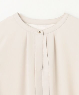 ANY 【洗濯機可/2WAY】プリーツスリーブブラウス ベージュ
