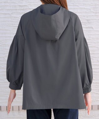 Tiaclasse ボリュームスリーブマウンテンフーディー チャコールグレー