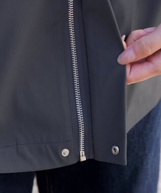 Tiaclasse ボリュームスリーブマウンテンフーディー チャコールグレー