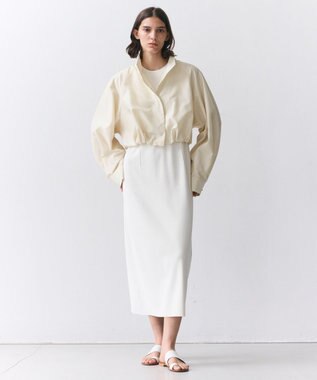 BEIGE， LABRADO / ダーツニット ロングワンピース Ecru