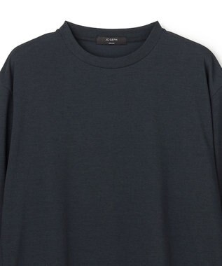 JOSEPH HOMME 【WEB限定】【新素材 / 新型】エンジニアドテック　リラックスフォルム クルーネック7分袖Ｔシャツ ネイビー系