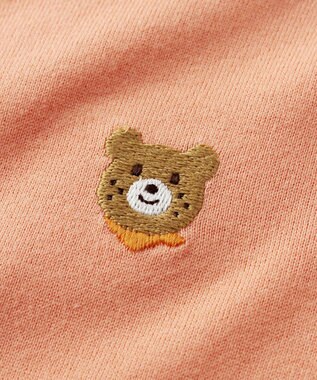 MIKI HOUSE HOT BISCUITS 【70-120cm】【Everyday Series】ワンポイント 半袖Tシャツ オレンジ