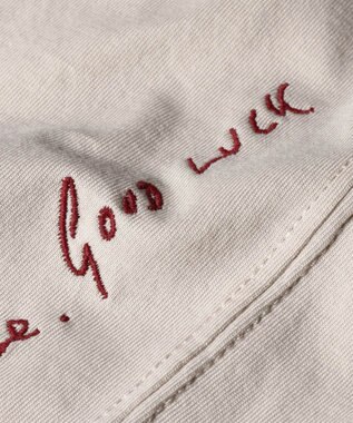 Paul Smith ハンドドローイング刺繍 半袖Tシャツ アイボリー