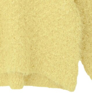 YECCA VECCA フェザーモールニット Yellow