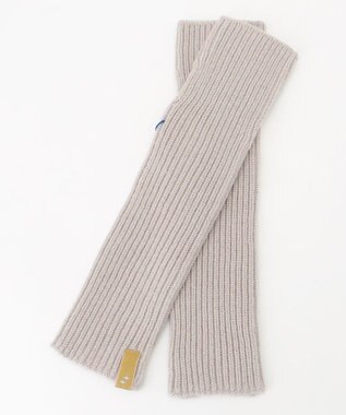 MOONBAT 【カシミヤ100%】リブニットアームウォーマー グレー