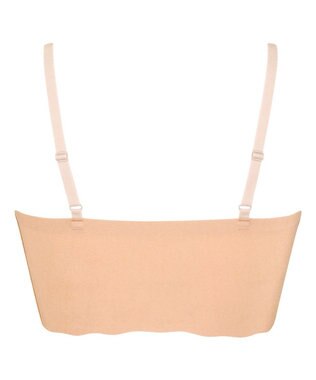 WACOAL 【GOCOCi ゴコチ】 ノンワイヤー ハーフトップ 伸びのよい素材を使用 ムレにくく快適 フラット仕上げ ホックなし ブラトップ レディース CGG220 /ワコール ピーチ