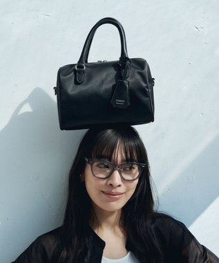 russet クラウズナイロン2WAYミニボストンバッグ(CE-1720-WEB) Black