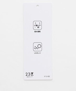 23区GOLF 【MEN】【吸水速乾/UVカット】アザミ小紋柄半袖ポロシャツ パープル系5