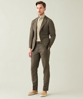 GOTAIRIKU 【AIRY MOVE / セットアップ対応】テクノ カラミ ストレッチ セットアップジャケット ダークブラウン系8