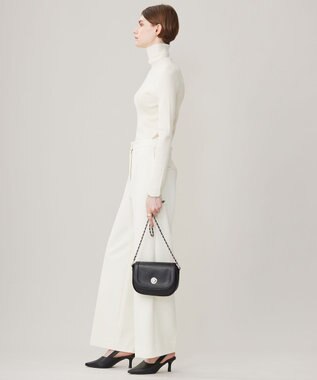 ICB 【洗える】 Peツイルダウンファブリック ワイドパンツ アイボリー系