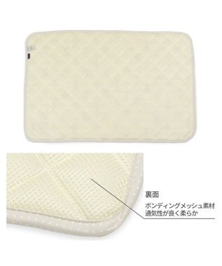 PET PARADISE ペットパラダイス くまちゃん クールマット 《mix柄》 Ｍ ホワイト×ブラウン