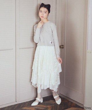 earth music&ecology Ｄｉｓｎｅｙ／アソートタグカーディガン Beige