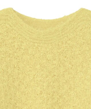 YECCA VECCA フェザーモールニット Yellow