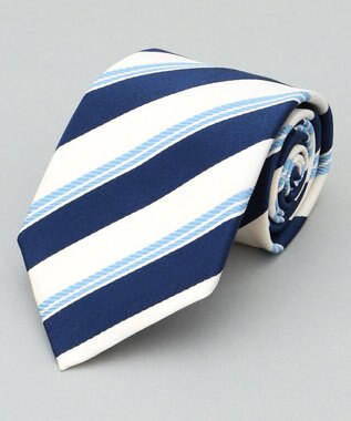 GOTAIRIKU 日本縫製/オリジナル柄【Fermo Fossati】ネクタイ_レジメンタル