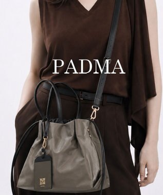 style code 【PADMA/パドマ】カードケース付　ナイロン巾着トートバッグ