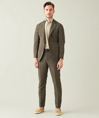 GOTAIRIKU 【AIRY MOVE / セットアップ対応】テクノ カラミ ストレッチ セットアップジャケット ダークブラウン系8