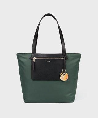 Paul Smith モダンナイロン トートバッグ グリーン