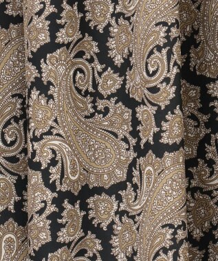 23区 S 【洗える】Ratti ヴィンテージペイズリープリント ワンピース モノトーンプリント