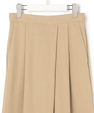 23区 S 【先行予約】ドレープツイル アシンメトリー ワイド パンツ ベージュ系