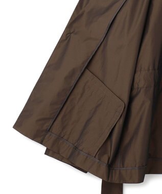 uncrave メモリータフタ ジャケット ブラウン