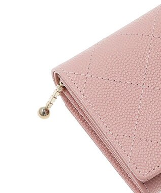 CLATHAS ベール 被せ長財布 ペールピンク