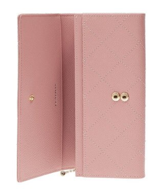 CLATHAS ベール 被せ長財布 ペールピンク