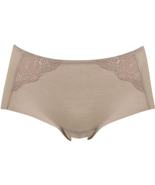 Wing サニタリーショーツ オーガニックコットン混(身生地部) ナプキンがズレにくい 羽付きナプキン対応 【カナウ】 はきこみ丈ふつう 生理用ショーツ EC8510 ウイング／ワコール