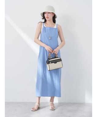 earth music&ecology バンブーテイストハンドルバッグ Beige