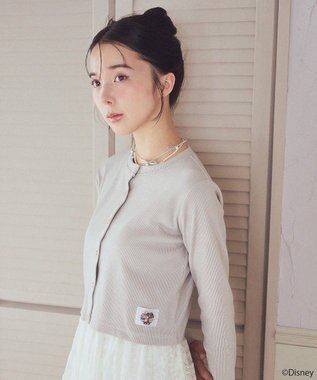 earth music&ecology Ｄｉｓｎｅｙ／アソートタグカーディガン Beige