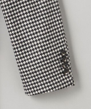 GOTAIRIKU 新色追加【一部ストレッチ】カシミヤブレンド 定番ツイードジャケット(25年モデル) ブラック×千鳥格子(25年新色)