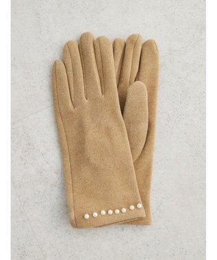 Green Parks ・パール付きグローブ Beige