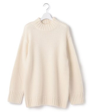 23区 ベビーアルパカ ビッグシルエット ニット ホワイト系