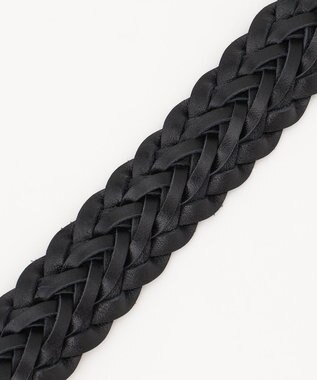 J.PRESS MEN 【WEB・一部店舗限定】レザーメッシュベルト ブラック系