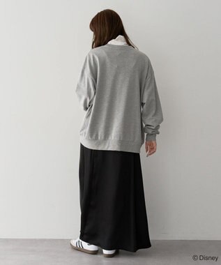 Green Parks ミッキー＆フレンズ／ラウンドヘム裏毛プルオーバー Gray Mixture