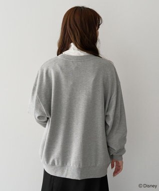 Green Parks ミッキー＆フレンズ／ラウンドヘム裏毛プルオーバー Gray Mixture