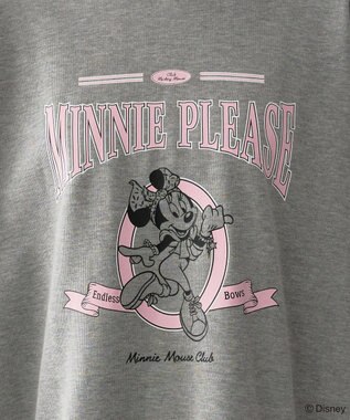 Green Parks ミッキー＆フレンズ／ラウンドヘム裏毛プルオーバー Gray Mixture