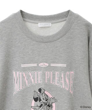 Green Parks ミッキー＆フレンズ／ラウンドヘム裏毛プルオーバー Gray Mixture