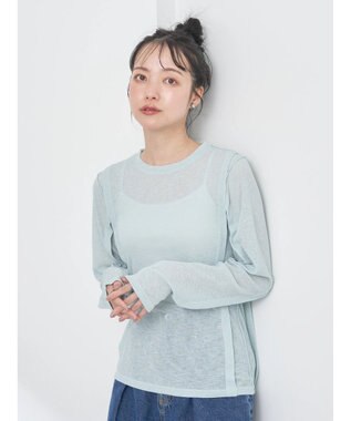 earth music&ecology シアーテレコプルオーバー Mint