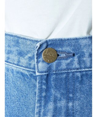 earth music&ecology Ｌｅｅ×ｅ．ｍ．ａ．ｅ　切替デニムフレアパンツ Indigo