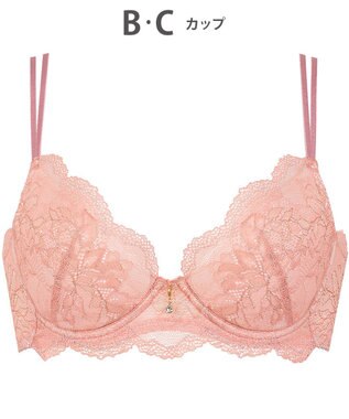 Wing Wing Lesiage 【1000シリーズ】 3/4カップブラ PB1000 ウイング／ワコール ピーチ