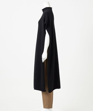 23区 L 【エステータ】マーセライズドウールカシミヤ ニットジレ ブラック系