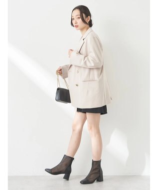 earth music&ecology ダブルテーラードジャケット Beige