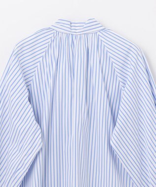 GRACE CONTINENTAL ボウタイギャザートップ ストライプ