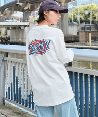 WEGO 【ユニセックス着用ITEM】サークルロゴBIG　T（LS） ホワイト